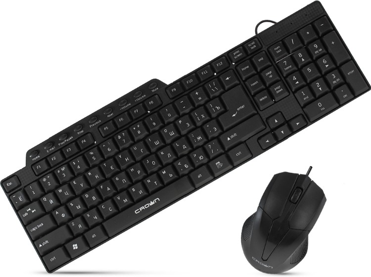 Клавиатура CROWN CMMK-520B черный
