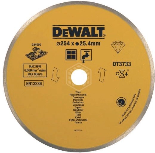 Диск отрезной DeWalt DT3733 250х25.4 мм