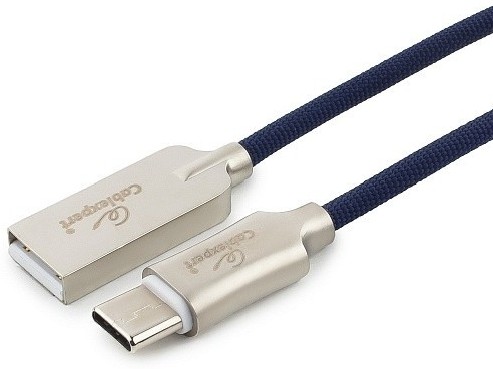 Кабель Cablexpert USB - USB Type-C 1 м CC-P-USBC02Bl