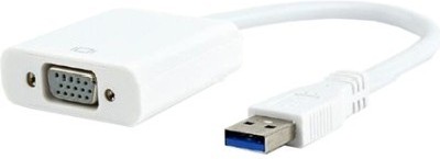Переходник Cablexpert USB 3.0 - VGA 0.15 м AB-U3M-VGAF-01-W