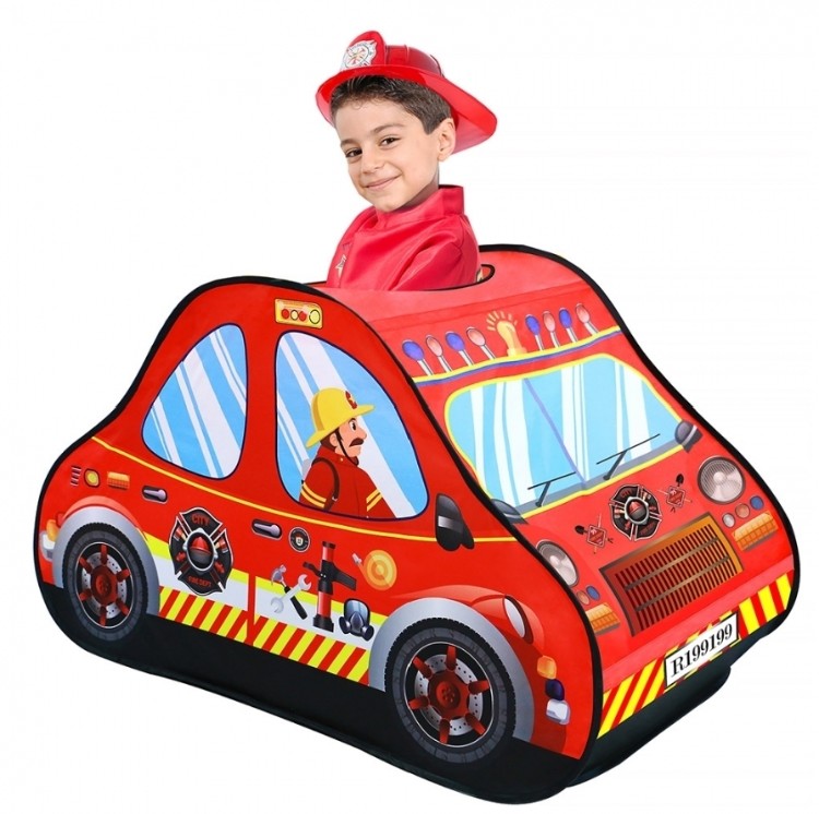 Детская игровая палатка Pituso Пожарная машина J1114