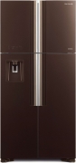 Холодильник Hitachi R-W660PUC7XGBW коричневый