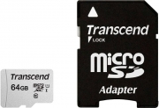 Карта памяти Transcend TS64GUSD300S-A 64Gb