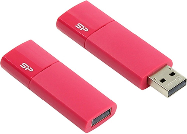 USB Flash карта Silicon Power Ultima U05 SP064GBUF2U05V1H 64GB розовый