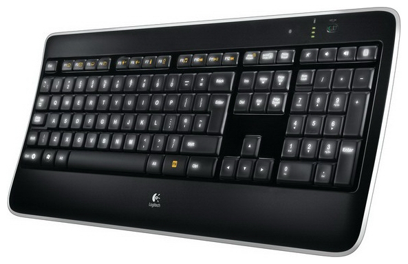 Клавиатура Logitech Wireless Illuminated Keyboard K800 Black USB