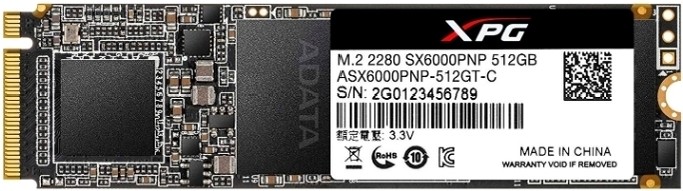 ADATA XPG SX6000 Pro ASX6000PNP-512GT-C 512GB