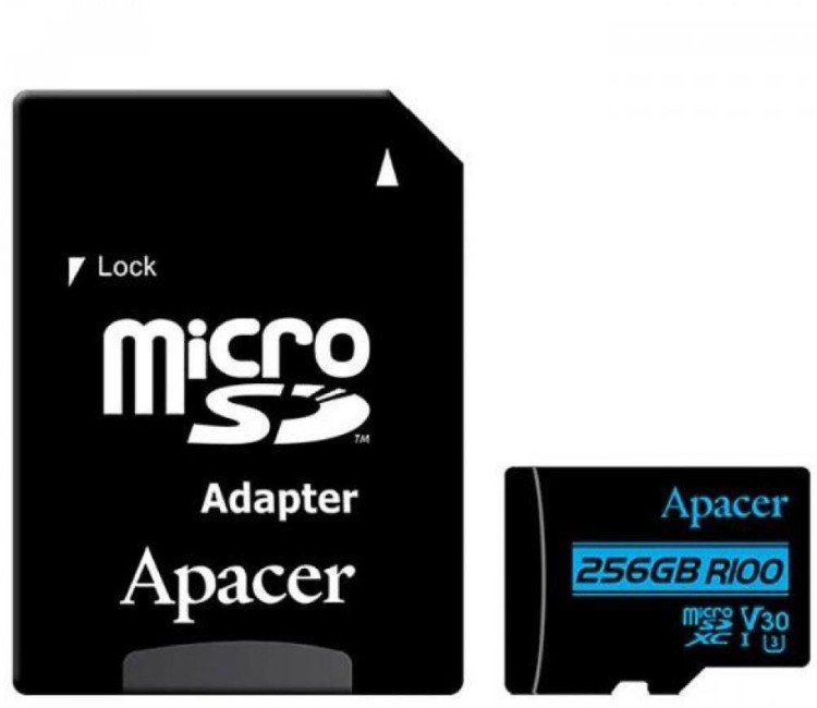 Карта памяти Apacer Micro SDXC AP256GMCSX10U7-R 256Gb