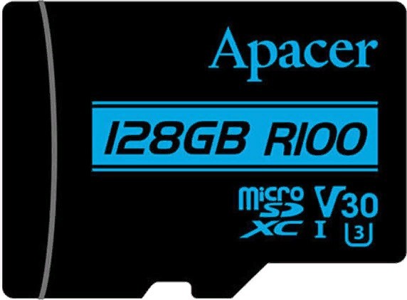 Карта памяти Apacer microSDXC R100 AP128GMCSX10U7-R 128Gb