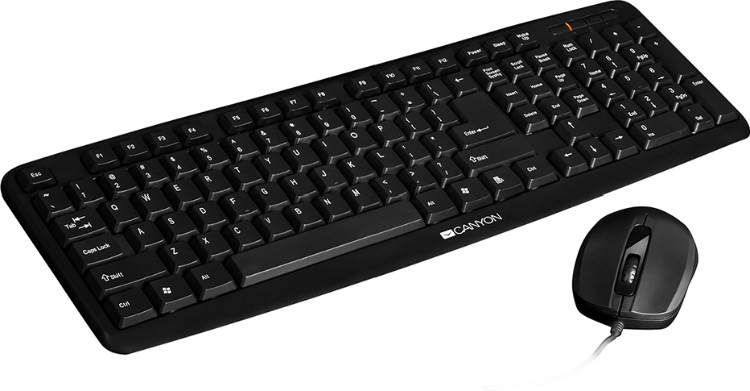 Клавиатура Canyon CNE-CSET1 черный