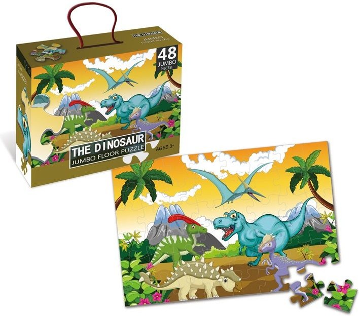 Настольная игра Puzzles Динозавр 88135 48 деталей