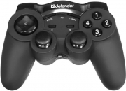 Игровой контроллер Defender Game Racer G2 Wireless черный