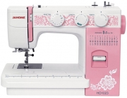 Швейная машина Janome HD1023 белый-розовый
