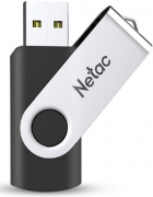 USB Flash карта Netac U505 128GB черный-серебристый