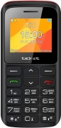 Мобильный телефон teXet TM-B323 черный красный