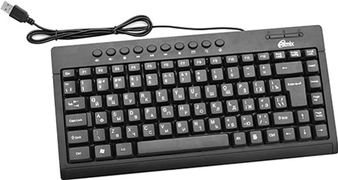 Клавиатура Ritmix RKB-104 Compact USB черный