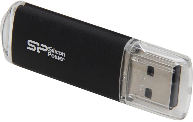 USB Flash карта Silicon Power Ultima II SP064GBUF2M01V1K 64Gb черный