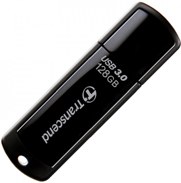 USB Flash карта Transcend JetFlash 700 128Gb черный