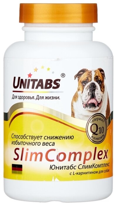 Добавка Unitabs SlimComplex для собак с избыточным весом 100 таблеток