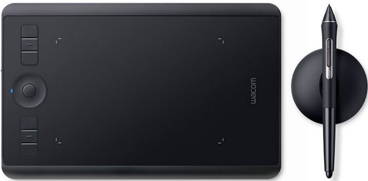 Графический планшет Wacom Intuos Small PTH-460K0B черный